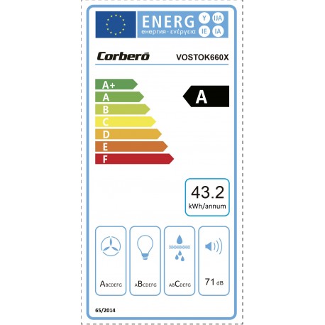 Corbero Vostok660x Campana Tipo T 60Cm – imagen 5