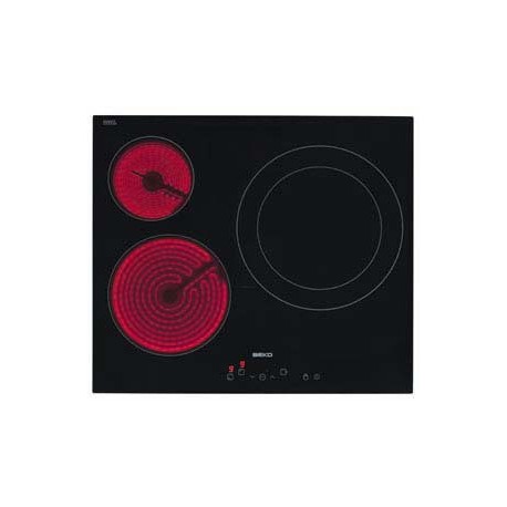 BEKO HIC63401T PLACA VITROCERAMICA 3F