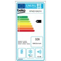 BEKO RFNE312K21X CONGELADOR VERTICAL