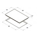 CATA TT603X PLACA VITROCERAMICA 3 FUEGOS