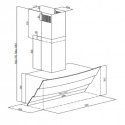 BEKO HCA62640W CAMPANA DECORATIVA