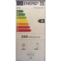 KONEN FCOMGLASS185N24 FRIGORIFICO COMBI 185 CM NO FROST