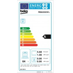 BEKO FBG62000WL COCINA DE GAS 4F