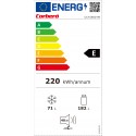 CORBERO CCH18024W FRIGORIFICO COMBI NO FROST 253L