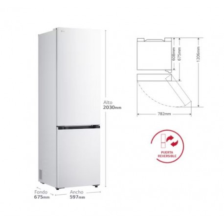 LG GBBSJ20DSW FRIGO COMBI INT