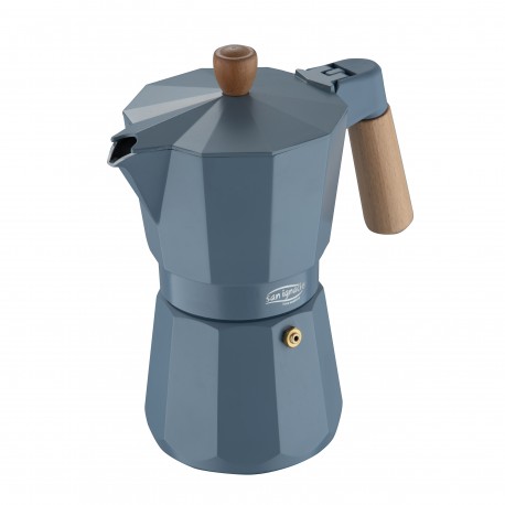 SAN IGNACIO SG3577 CAFETERA 6 TAZAS ALUM