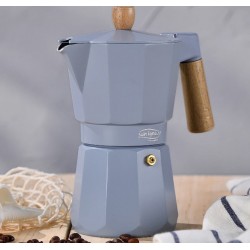 SAN IGNACIO SG3577 CAFETERA 6 TAZAS ALUM