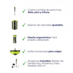 JATA JEBT1789 BATIDORA 1200W