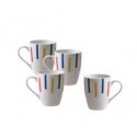 BENETTON BE0256 SET 4PC TAZA 360ML PORCE