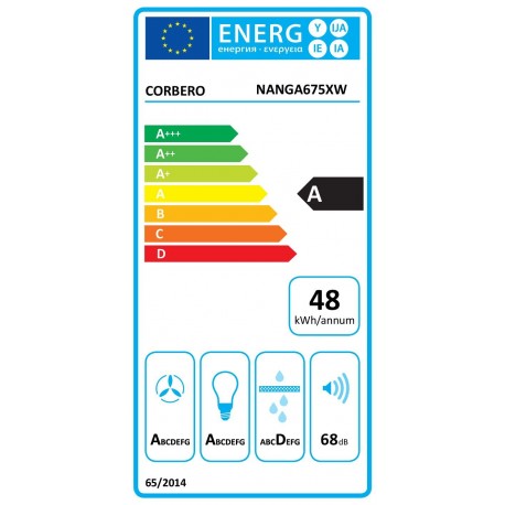 Corbero Nanga675xw Campana Tipo T 60Cm – imagen 2