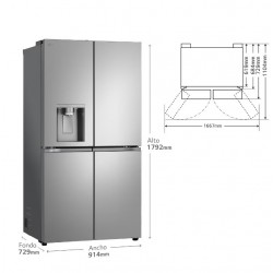 LG GMF961PY3EOUTLE FRIGORIFICO AMERICANO