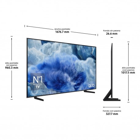 Samsung Tq75q8faauxxcou Televisor 75" 4K Ultra Hd Smart Tv – imagen 2