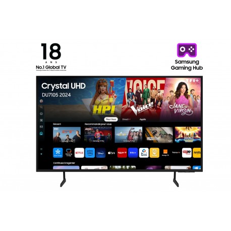 Samsung Tu43du7105kxxco Televisor 43" 4K Ultra Hd Smart Tv Wifi