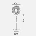 FABRILAMP CALMA VENTILADOR DE PIE