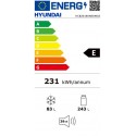 HYUNDAI HCB20160NEDW02 FRIGORIFICO COMBI