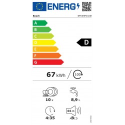 BOSCH SPV4HMX13E LAVAVAJILLAS ENCASTRE