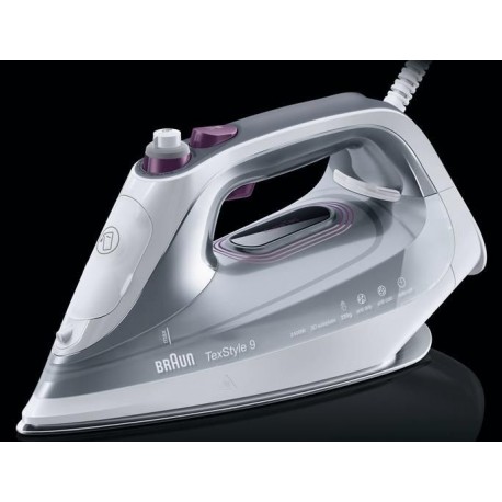 BRAUN SI9187EWH PLANCHA ROPA 2800W SUELA ELOXAL