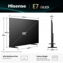 HISENSE 85E7Q TELEVISOR 85