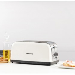TAURUS TOSTADOR VINTAGE TO1500X CREMA 1500W Y 2 RANURAS LARGAS