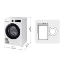 SAMSUNG WW10FG5U34AEEC LAVADORA 10KG A 1400RPM ECOBUBBLE SMARTTHINGS