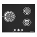 ASPES PLACA GAS AGW3602N BUTANO/NATURAL 60CM 3 FUEGOS NEGRA