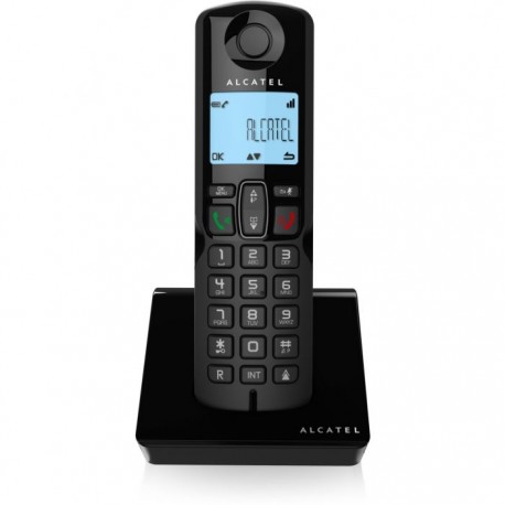 ALCATEL S250 TELEFONO FIJO NEGRO