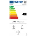 Corberó Frigorífico Combi CCHGL186NFN Cristal Negro No Frost