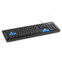 NGS GKX300 TECLADO GAMING CON LUCES LED