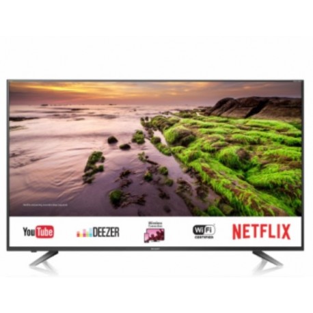 SHARP LC60UI7652E TELEVISOR 60" LED Smart TV 4K-UHD Conexiones USB, Wifi