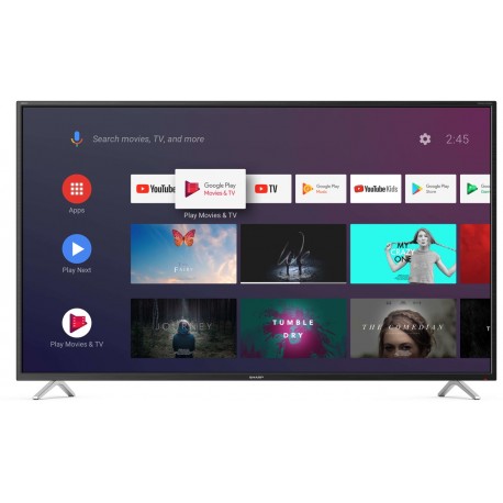 SHARP 50BL2EA TELEVISOR 55" LED Smart TV, Sistema operativo Android 9.0, Bluetooth