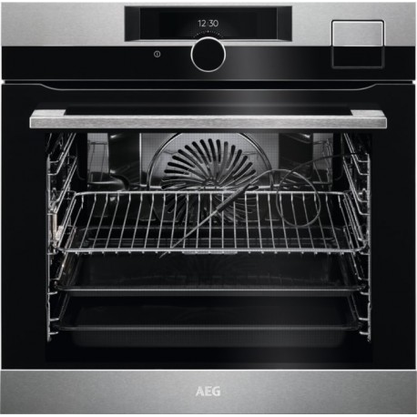 AEG BSK892330M HORNO VAPOR 24 funciones (4 a Vapor) Sonda térmica INOX Antihuellas, Clase A++