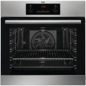 AEG BPB33002SM HORNO 10 funciones (2 ciclos de pirólisis) Mandos escamoteables INOX INOX Antihuellas, Clase A+