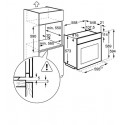 ELECTROLUX EOC6H71X HORNO VAPOR AquaClean A+ Negro Mandos: Escamoteables