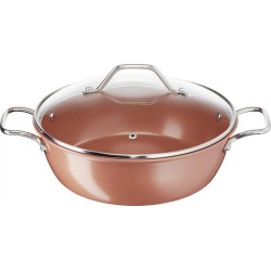 TEFAL C4137102 CAZUELA 26CM +TAPA CRISTAL