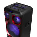 NGS WILDSKA3 ALTAVOZ DJ 1200W DOBLE SUBWOOFER 15" COMPATIBLE CON TECNOLOGÍA BLUETOOTH Y TWS- USB/MICRO SD/AUX IN