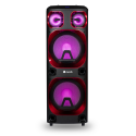 NGS WILDSKA3 ALTAVOZ DJ 1200W DOBLE SUBWOOFER 15" COMPATIBLE CON TECNOLOGÍA BLUETOOTH Y TWS- USB/MICRO SD/AUX IN