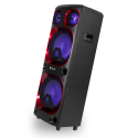 NGS WILDSKA3 ALTAVOZ DJ 1200W DOBLE SUBWOOFER 15" COMPATIBLE CON TECNOLOGÍA BLUETOOTH Y TWS- USB/MICRO SD/AUX IN