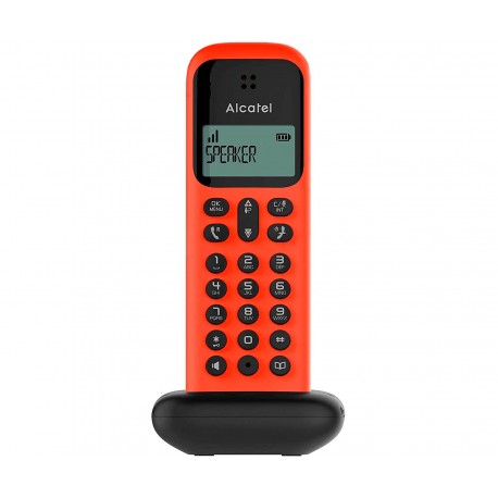 ALCATEL D285 ROJO NEGRO TELEFONO