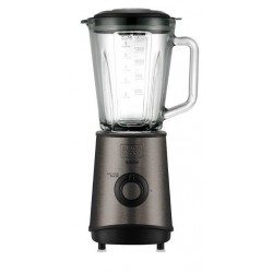 BLACK+DEXKER BXJB800E BATIDORA DE VASO 800W, Jarra de cristal graduada de 1,5 L.