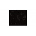 ELECTROLUX EHF6232IOK PLACA VITROCERÁMICA tres zonas. Potencia 5700W. Control táctil. Desconexión automática.