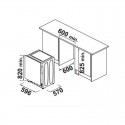 CANDY CBW48TWMES LAVADORA ENCASTRE 8KG