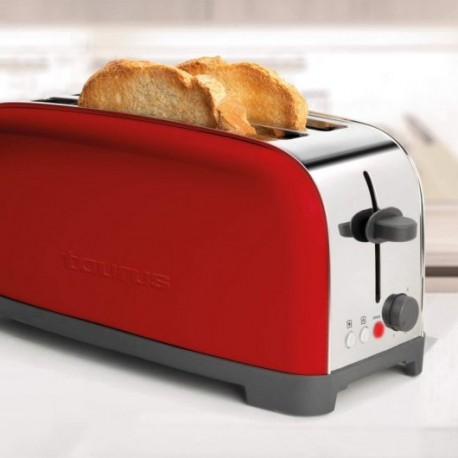 Taurus To1400 Tostador Vintage Red, 1400 W, 6 Niveles De Tostado – imagen 3