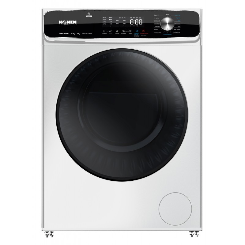 Konen laseck106wh lavadora secadora blanca 10kg 6kg 1400rpm barato de outlet