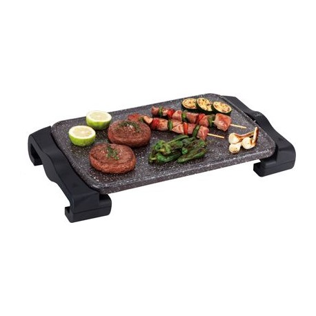 JATA GR669 Plancha de asar de terracota, 1600 W, dureza
