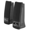 NGS SB150 ALTAVOCES NEGROS 2.0-RMS 2W(1W+W1)-SALIDA AUDIO,ALIMENTACIÓN USB-ON OFF INTERRUPTOR-VOLUMEN