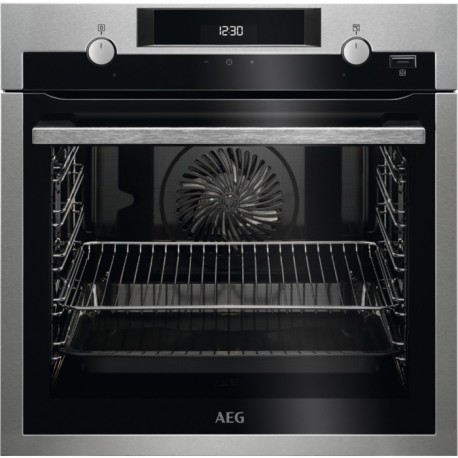 AEG BEE455120M HORNO 9 FUNCIONES INOX CLASE A Mandos escamoteables