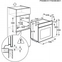 AEG BEE455120M HORNO 9 FUNCIONES INOX CLASE A Mandos escamoteables