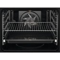 AEG BEK455120M HORNO MULTIFUNCION 9 funciones, Mandos escamoteables INOX Antihuellas, Clase A+