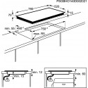 AEG HKH81700FB PLACA DE INDUCCIÓN DE 78 CM, 3 ZONAS COCCIÓN, 3700 W NEGRO