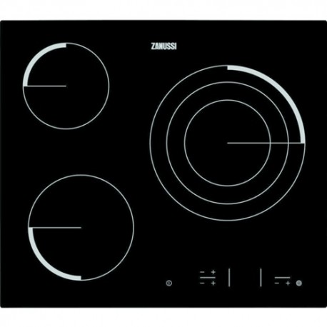 ZANUSSI ZEV6332FBV ENCIMERA placa vitrocerámica 5700 W 3 quemadores